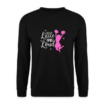 Cheerleader - Unisex Pullover - Schwarz - Vorne - Alina (178cm) & Michal (187cm)