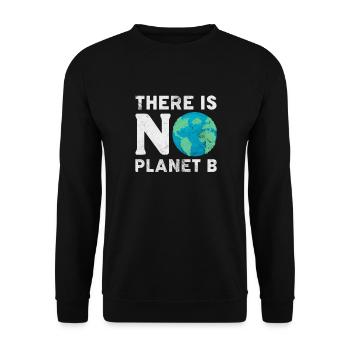 Climate Change Environment Earth Earth Gift - Unisex Sweatshirt - black - Front - Alina (178cm) & Michal (187cm)