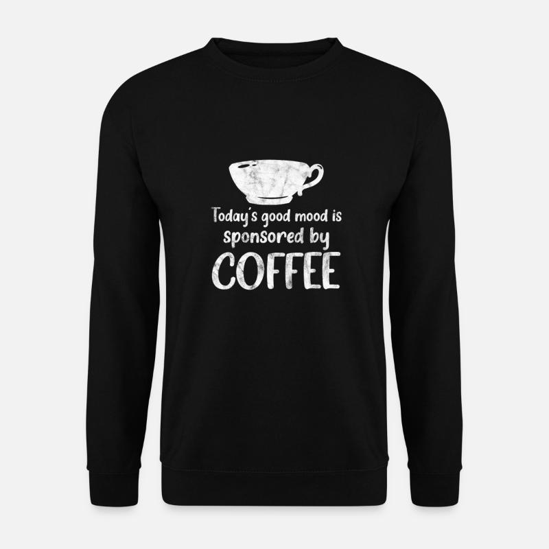 Kaffee - Unisex Pullover - Schwarz
