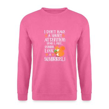ADHS ADHD Aufmerksamkeit Defizit Geschenk - Unisex Pullover - Pink - Vorne