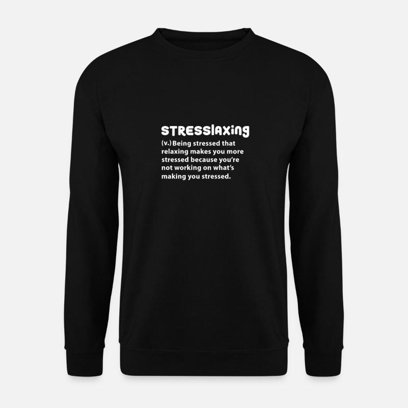 ADHS ADHD Aufmerksamkeit Defizit Geschenk - Unisex Pullover - Schwarz