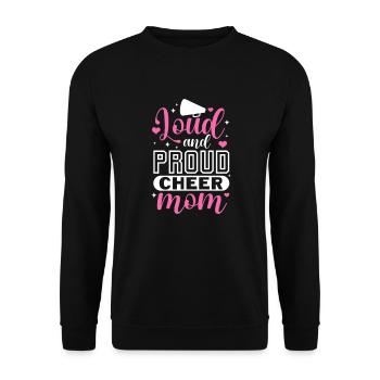Cheerleader - Unisex Pullover - Schwarz - Vorne - Alina (178cm) & Michal (187cm)
