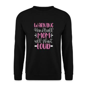 Handball Handball Joueur Handball Joueur de handball Cadeau sportif - Sweat-shirt Unisexe - noir - Devant - Alina (178cm) & Michal (187cm)