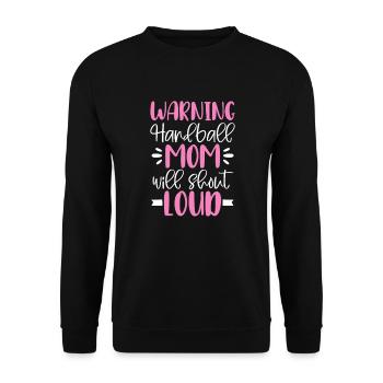 Handball - Unisex Sweatshirt - black - Front - Alina (178cm) & Michal (187cm)