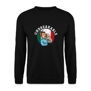 Mexiko - Unisex Pullover - Schwarz - Vorne - Alina (178cm) & Michal (187cm)