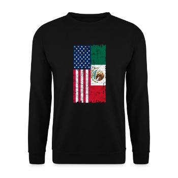 Mexiko - Unisex Pullover - Schwarz - Vorne - Alina (178cm) & Michal (187cm)