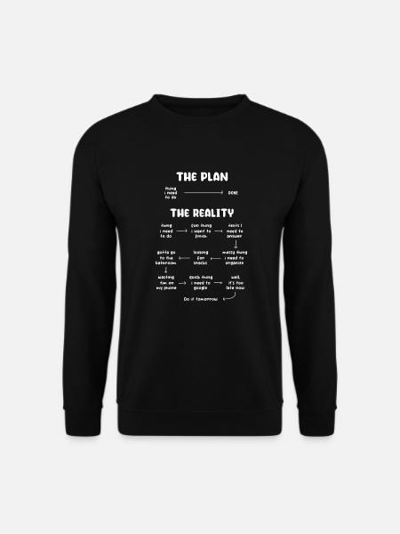 ADHD ADHD Attention Deficit Gift - Unisex Sweatshirt - black