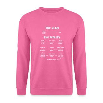 ADHS ADHD Aufmerksamkeit Defizit Geschenk - Unisex Pullover - Pink - Vorne