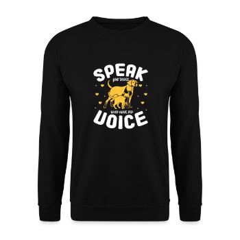 Animal Rescue - Unisex Sweatshirt - black - Front - Alina (178cm) & Michal (187cm)