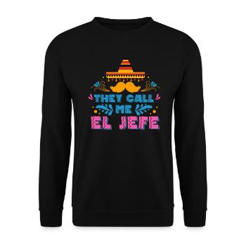 Cadeau de la nation mexicaine mexicaine - Sweat-shirt Unisexe - noir - Devant - Alina (178cm) & Michal (187cm)