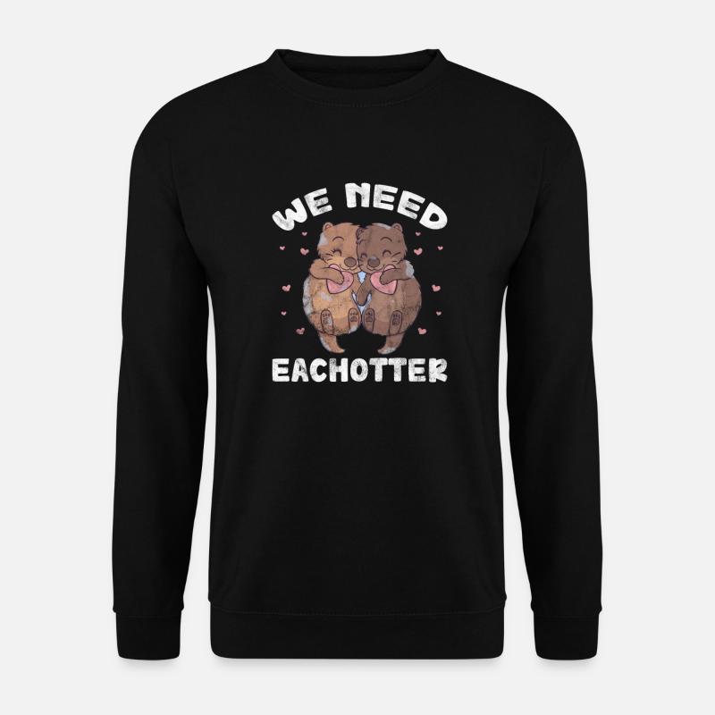 Otter - Unisex Sweatshirt - black