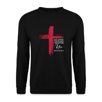 Bible - Sweat-shirt Unisexe - noir - Devant - Alina (178cm) & Michal (187cm)