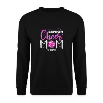 Cheerleader Cheerleading Sport Gymnastik Geschenk - Unisex Pullover - Schwarz - Vorne - Alina (178cm) & Michal (187cm)