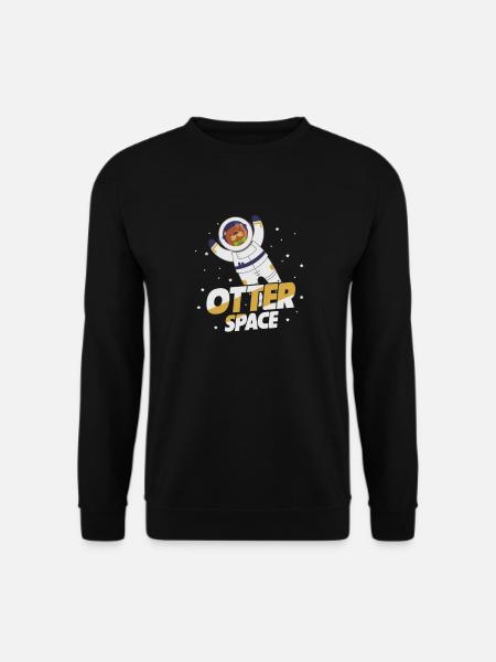 Loutre de mer Loutre Cadeau de loutre - Sweat-shirt Unisexe - noir