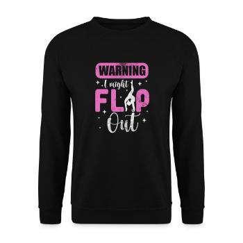 Cheerleader Cheerleading Sport Gymnastics Gift - Sweat-shirt Unisexe - noir - Devant - Alina (178cm) & Michal (187cm)