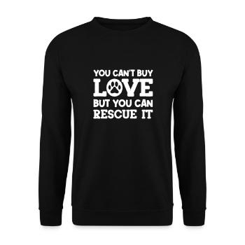 Animal Rescue - Unisex Sweatshirt - black - Front - Alina (178cm) & Michal (187cm)