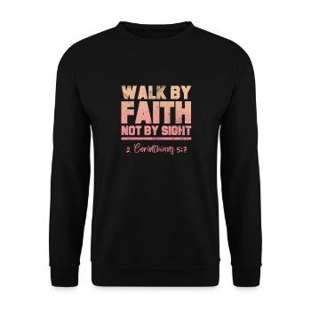 Bibel - Unisex Pullover - Schwarz - Vorne - Alina (178cm) & Michal (187cm)