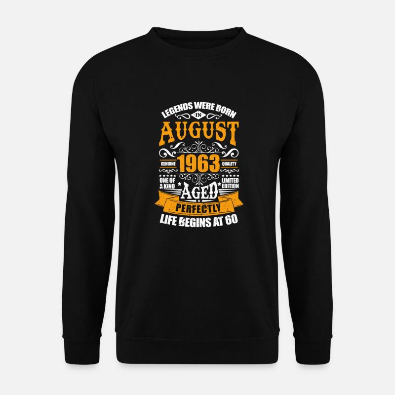 60th birthday - Unisex Sweatshirt - black