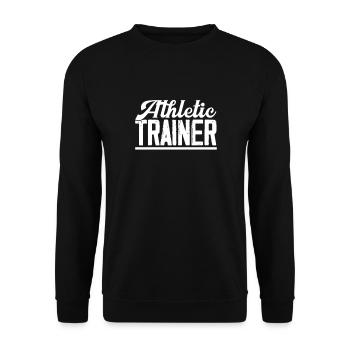 Sportmediziner - Unisex Pullover - Schwarz - Vorne - Alina (178cm) & Michal (187cm)