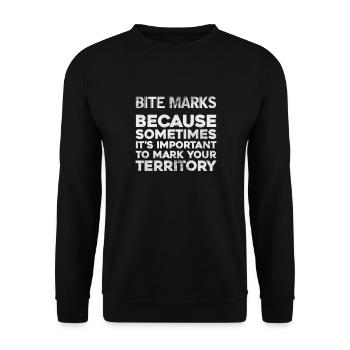Sadomaso - Unisex Sweatshirt - black - Front - Alina (178cm) & Michal (187cm)