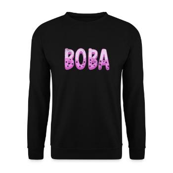 Bubble Tea Boba Tea Kawaii Cadeau - Sweat-shirt Unisexe - noir - Devant - Alina (178cm) & Michal (187cm)