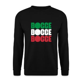 Bocce Bocce Ball Bouler Boulen Cadeau - Sweat-shirt Unisexe - noir - Devant - Alina (178cm) & Michal (187cm)