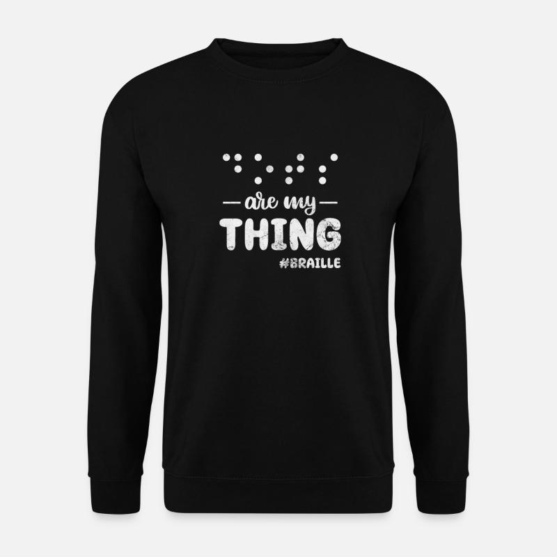 Braille - Unisex Sweatshirt - black