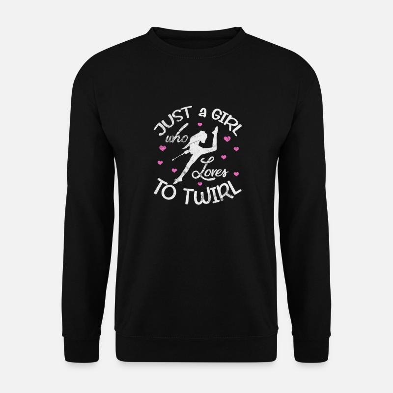Baton Twirling - Unisex Pullover - Schwarz