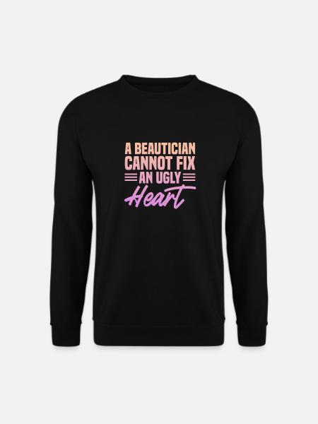 Beautician Cosmetics Makeup Gift - Unisex Sweatshirt - black