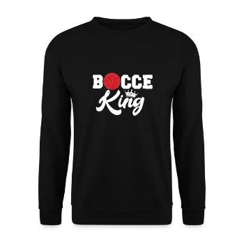 Bocce Bocce Ball Bouler Boulen Cadeau - Sweat-shirt Unisexe - noir - Devant - Alina (178cm) & Michal (187cm)