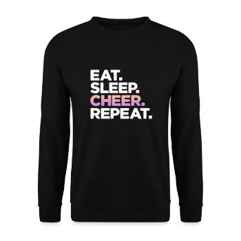 Cheerleader - Unisex Sweatshirt - black - Front - Alina (178cm) & Michal (187cm)