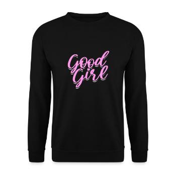 Sadomaso BDSM Dominatrix SM Sado Maso Cadeau - Sweat-shirt Unisexe - noir - Devant - Alina (178cm) & Michal (187cm)