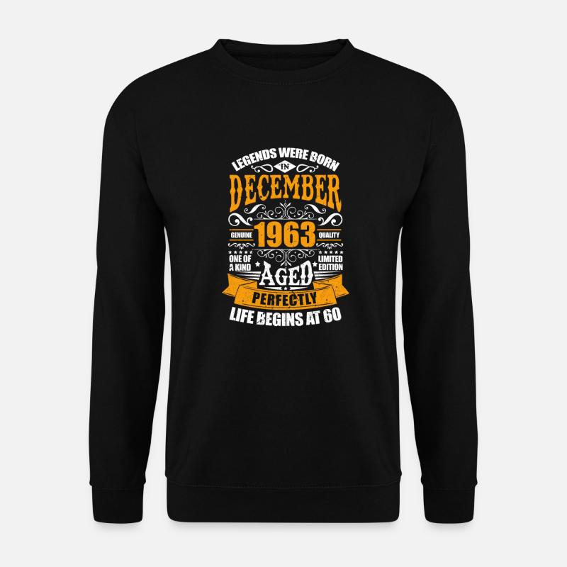 60th birthday - Unisex Sweatshirt - black