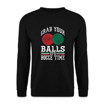 Lyonnaises - Sweat-shirt Unisexe - noir - Devant - Alina (178cm) & Michal (187cm)