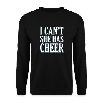 Cheerleader - Unisex Sweatshirt - black - Front - Alina (178cm) & Michal (187cm)