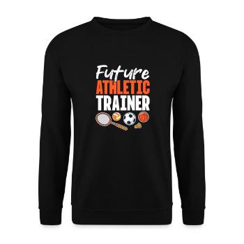 Médecin du sport - Sweat-shirt Unisexe - noir - Devant - Alina (178cm) & Michal (187cm)