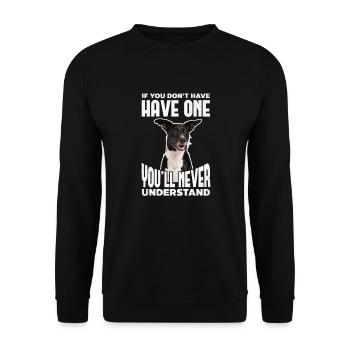 Bouvier australien - Sweat-shirt Unisexe - noir - Devant - Alina (178cm) & Michal (187cm)