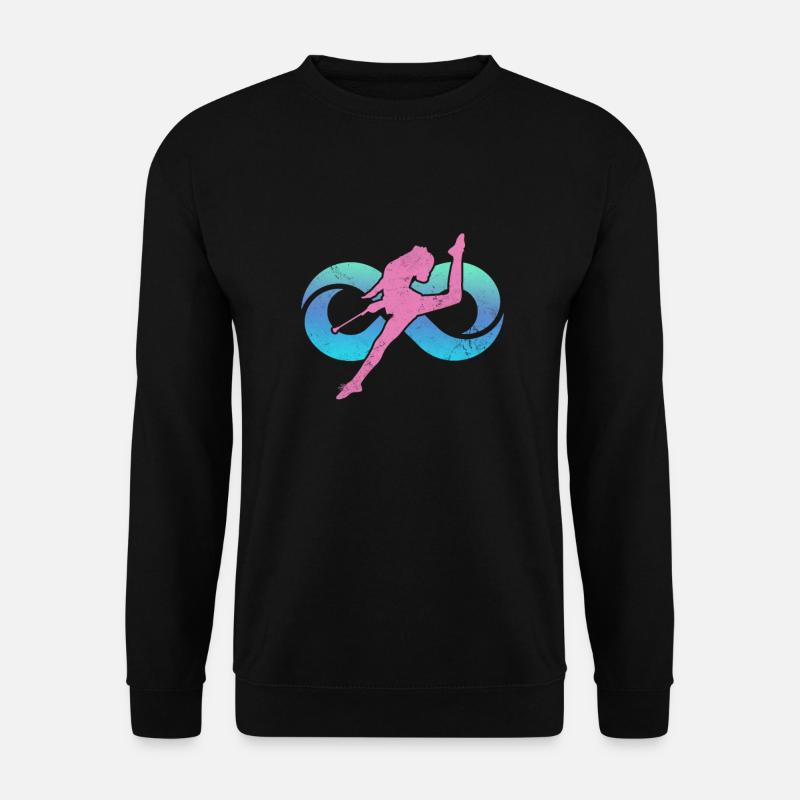 Baton Twirling - Unisex Pullover - Schwarz