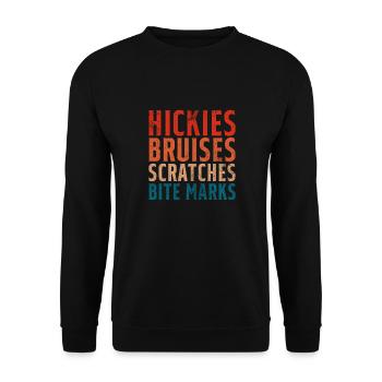 Sadomaso - Unisex Sweatshirt - black - Front - Alina (178cm) & Michal (187cm)
