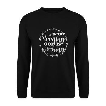 Bible - Unisex Sweatshirt - black - Front - Alina (178cm) & Michal (187cm)