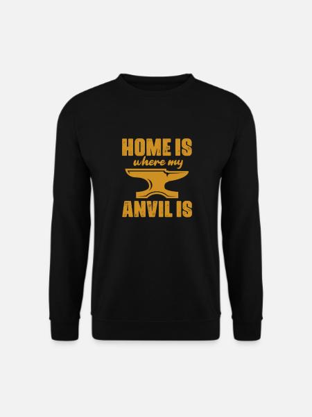 Blacksmith Schiede Anvil Cutler Gift - Unisex Sweatshirt - black