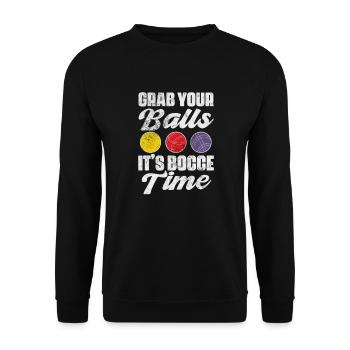 Lyonnaises - Sweat-shirt Unisexe - noir - Devant - Alina (178cm) & Michal (187cm)