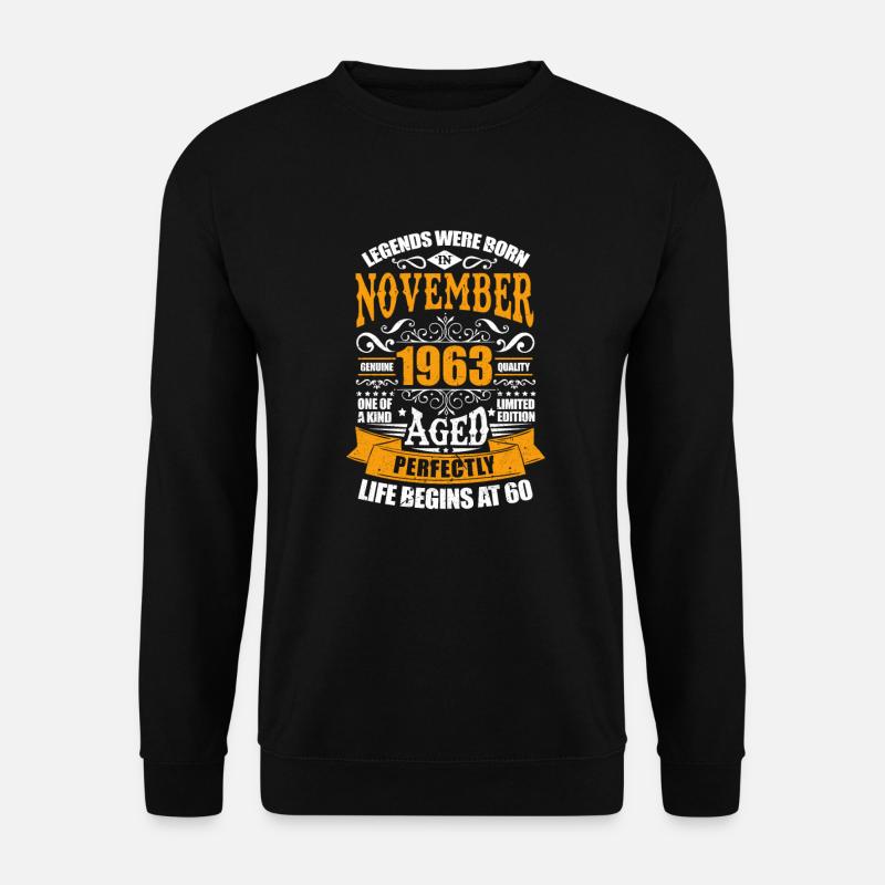 60th birthday - Unisex Sweatshirt - black