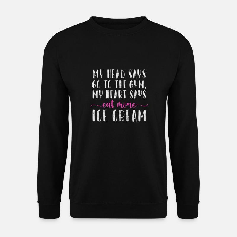 Ice cream - Unisex Sweatshirt - black
