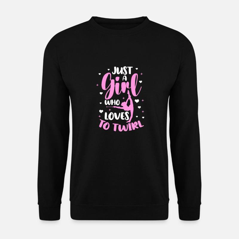 Baton Twirling Gymnastics Gymnastics Gift - Unisex Sweatshirt - black