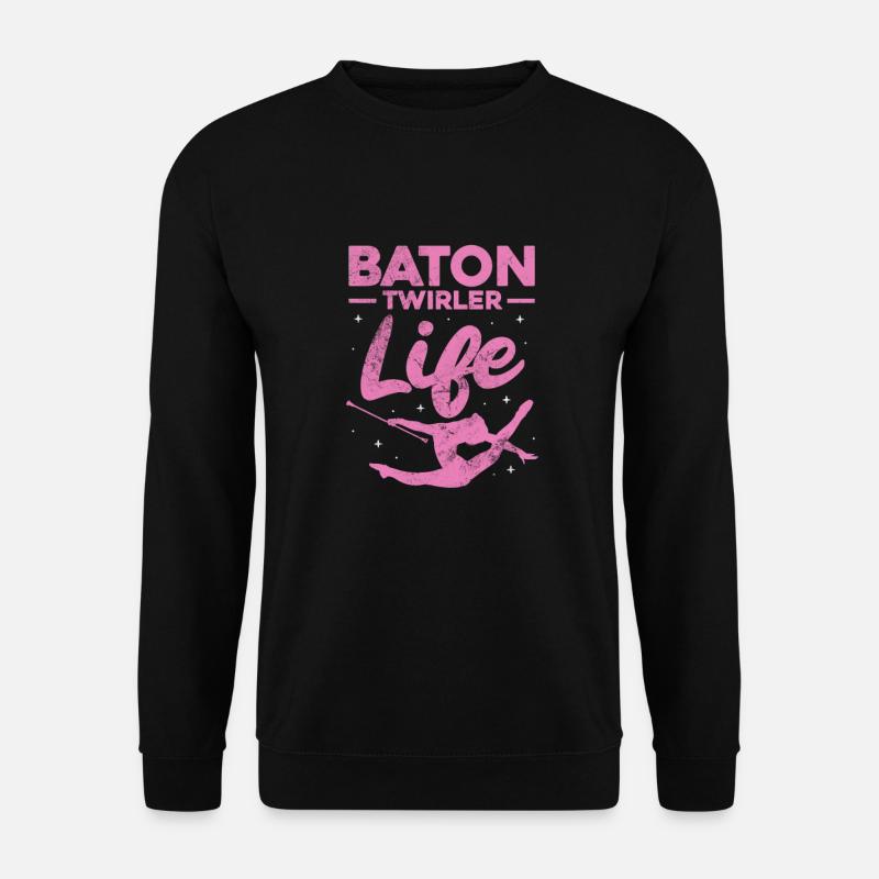 Baton Twirling - Unisex Sweatshirt - black