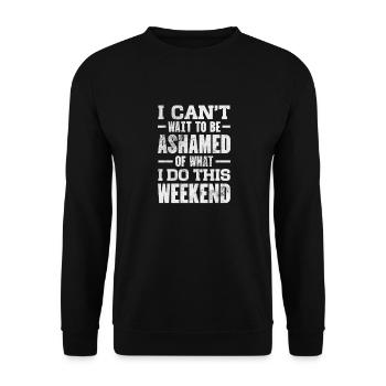 Sadomaso - Unisex Sweatshirt - black - Front - Alina (178cm) & Michal (187cm)