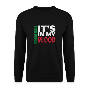 Bocce - Unisex Sweatshirt - black - Front - Alina (178cm) & Michal (187cm)
