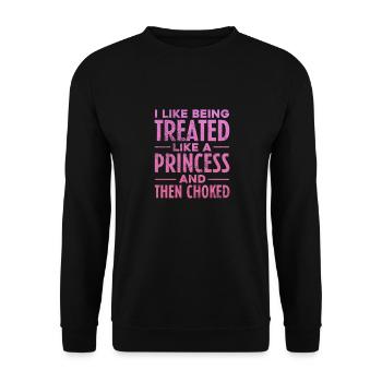 Sadomaso - Unisex Sweatshirt - black - Front - Alina (178cm) & Michal (187cm)