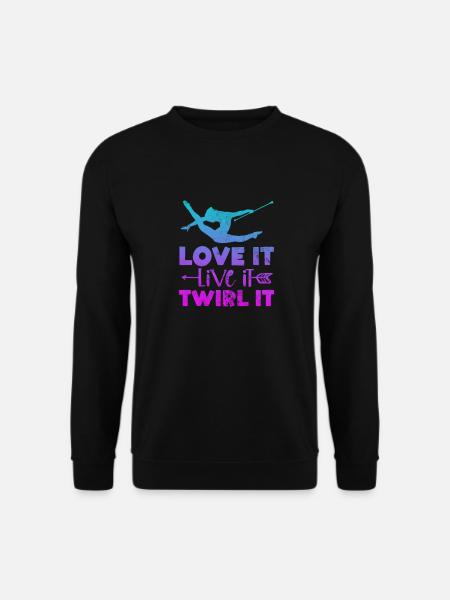 Baton Twirling - Unisex Sweatshirt - black